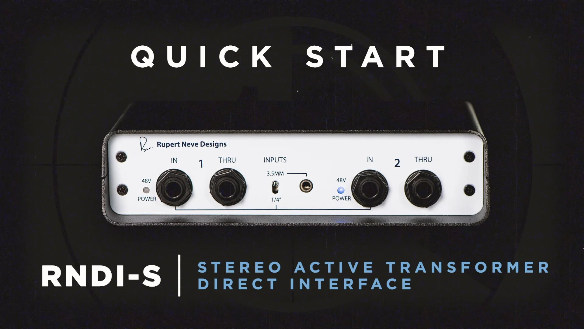 ［ササ］Rupert Neve Designs RNDI Rupert Neve Designs RNDI-S - Used | Soundpure.com